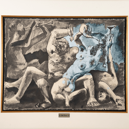 Pablo Picasso: Bacchanale (Plate 14), La Flûte Double Art G S Pawn
