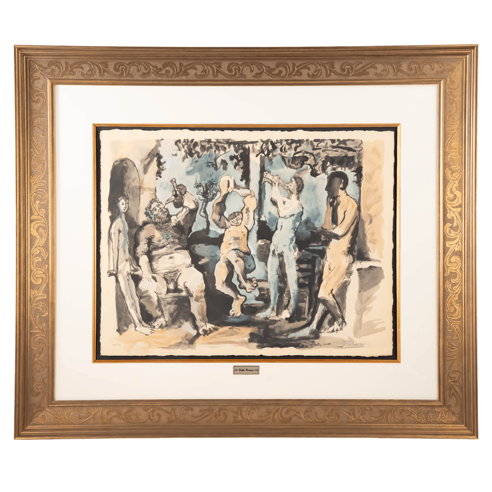 Pablo Picasso: Bacchanale, La Flûte Double Art G S Pawn