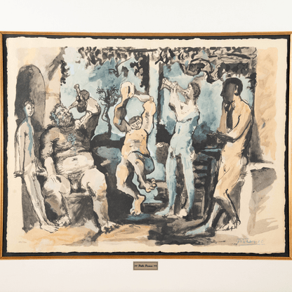 Pablo Picasso: Bacchanale, La Flûte Double Art G S Pawn