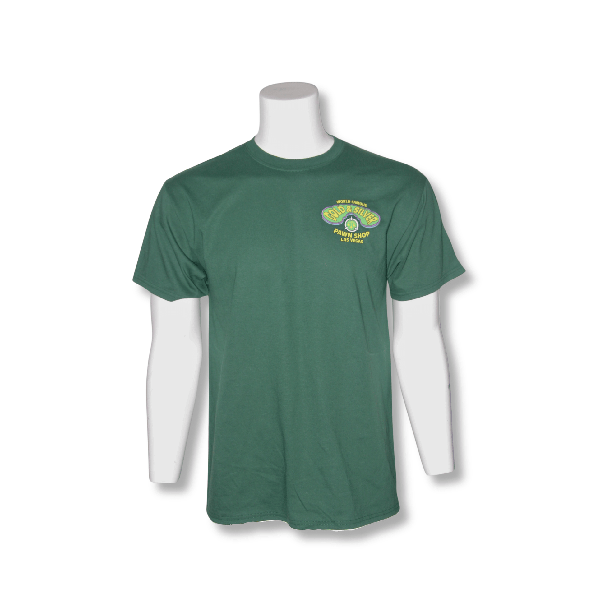 Gold & Silver Battle Toads Tshirt Green Front 