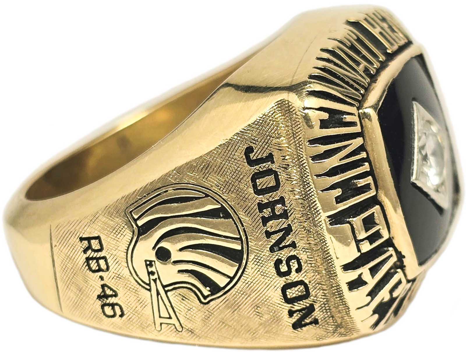 1981 Cincinnati Bengals AFC Championship Ring – Gold & Silver Pawn