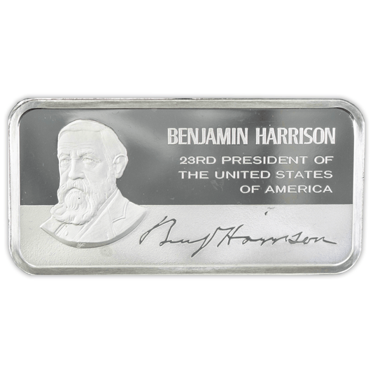 Benjamin Harrison Sterling 5000 Grains Bar (Read Description) Gold & Silver Pawn Shop