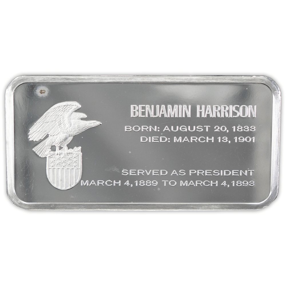 Benjamin Harrison Sterling 5000 Grains Bar (Read Description) Gold & Silver Pawn Shop