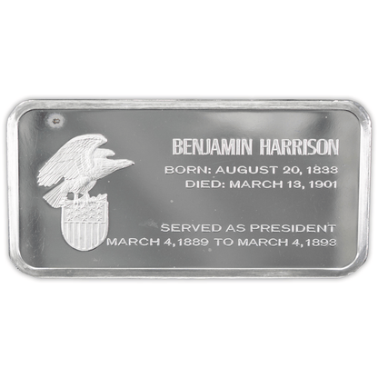 Benjamin Harrison Sterling 5000 Grains Bar (Read Description) Gold & Silver Pawn Shop