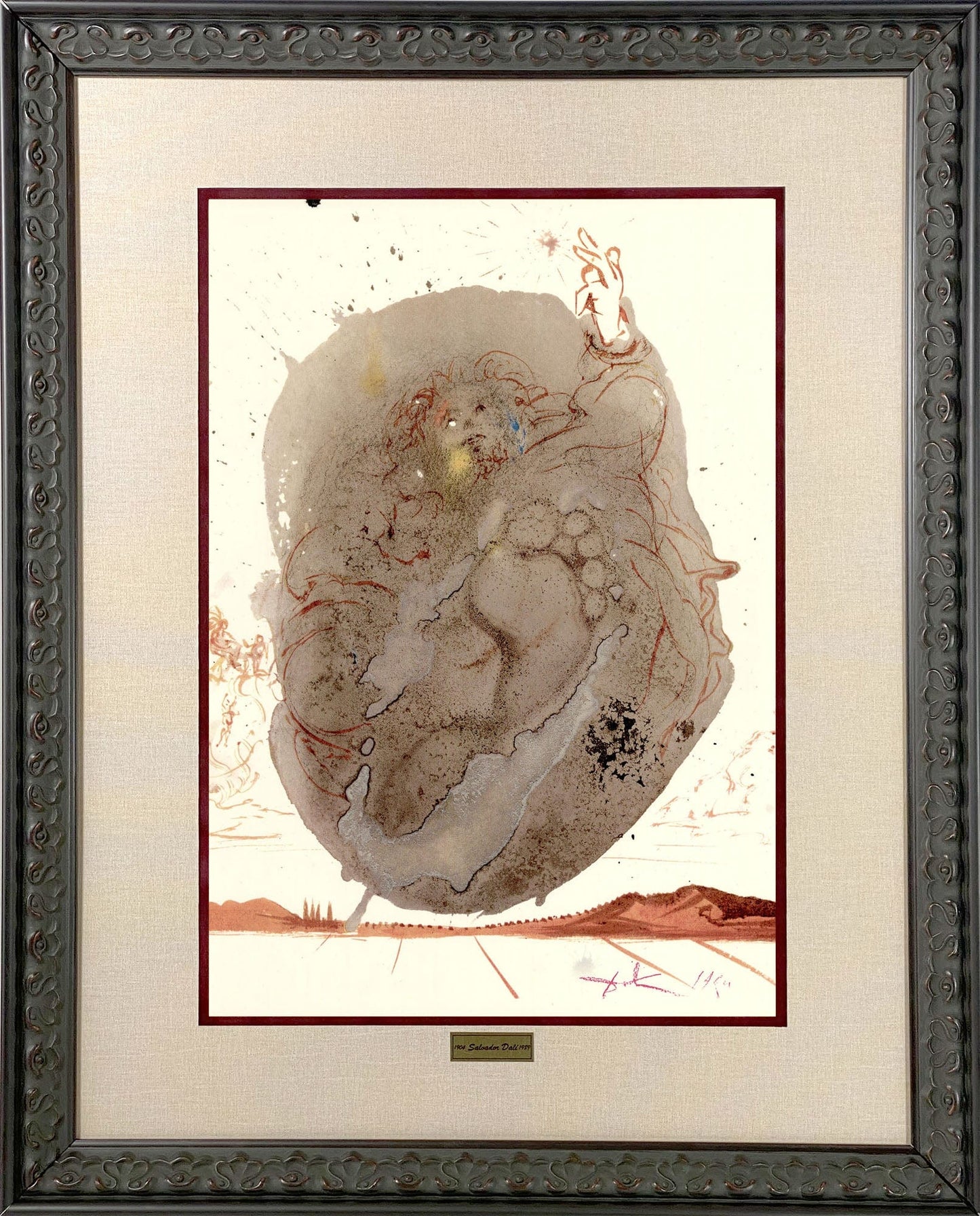 Salvador Dali - "Faciamus hominem" from Biblia Sacra