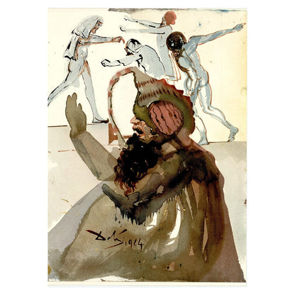 Salvador Dali - "Joseph? elevavit vocem...i" from Biblia Sacra Thumb