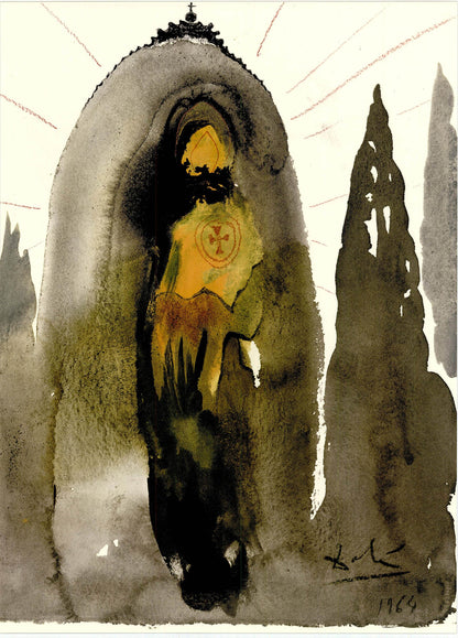 Salvador Dali - "Quis ascendet in montem Domini, aut quis stabit in loco sancto eius" from Biblia Sacra Zoom