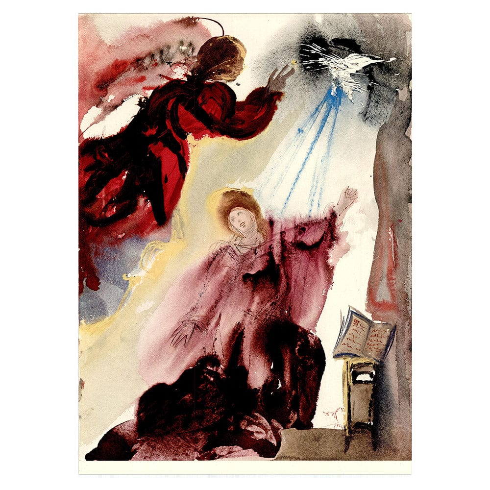 Salvador Dali - "Missus est angelus..." from Biblia Sacra Thumb