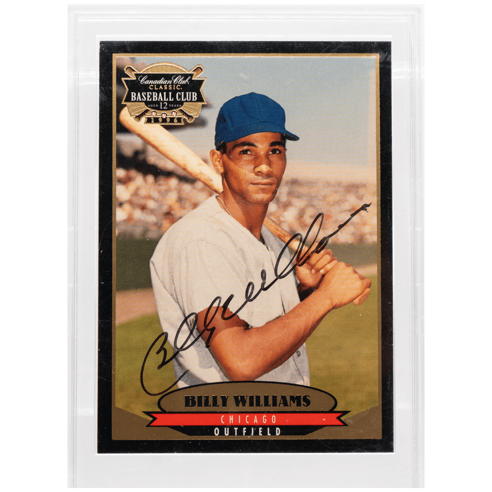 1996 Canadian Club Classic Autographed Card - Billy Williams Gold & Silver Pawn Shop