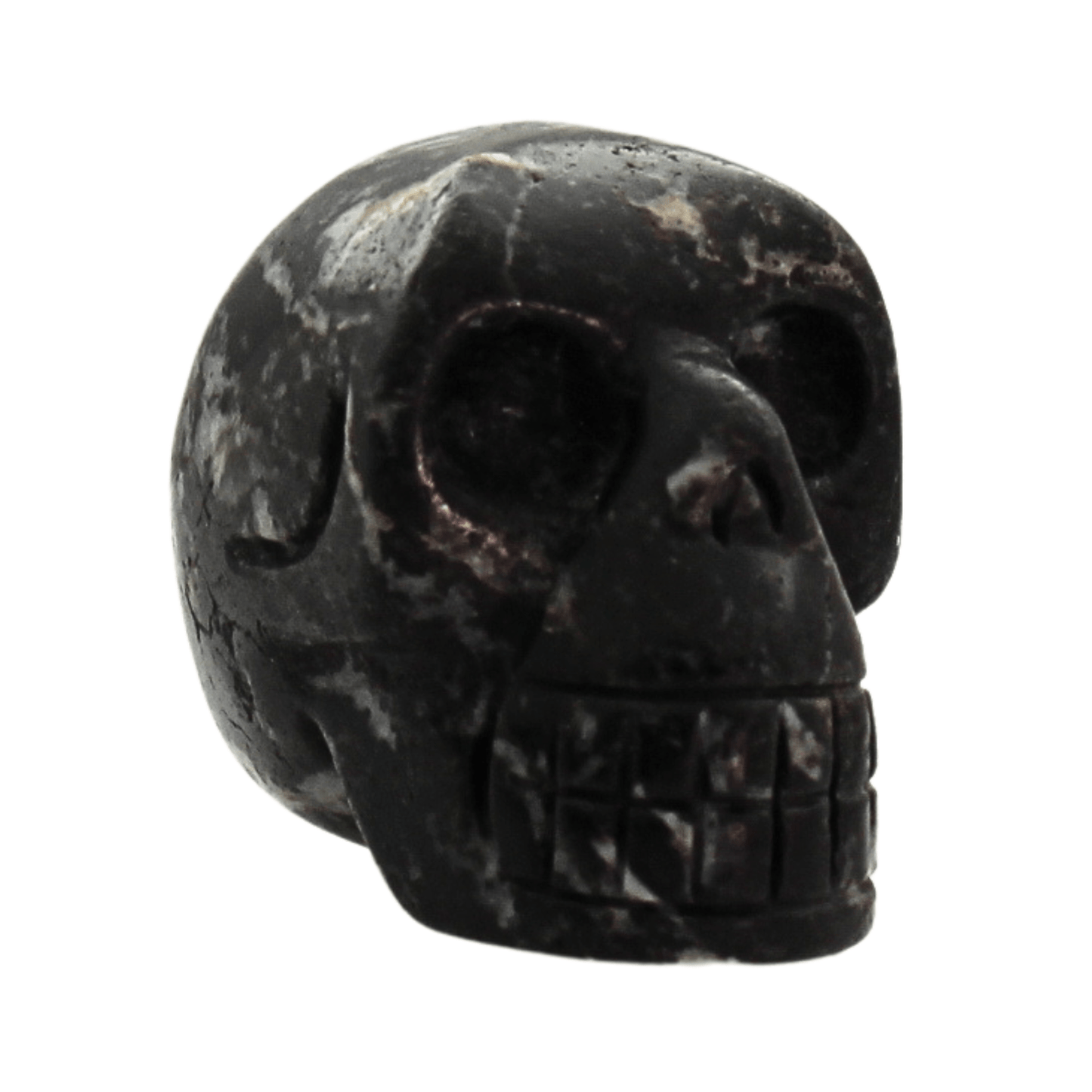 Black Jasper Crystal Skull Art Gold & Silver Pawn Shop