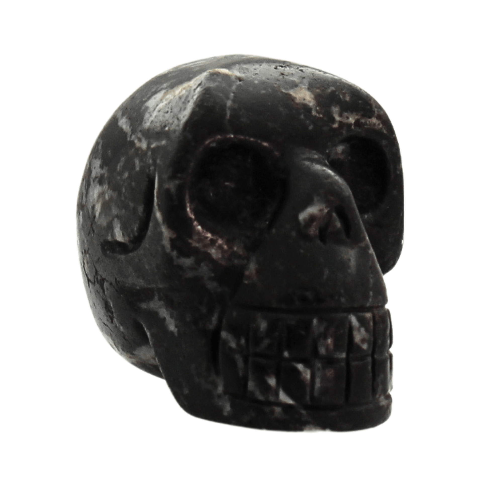 Black Jasper Crystal Skull Art Gold & Silver Pawn Shop