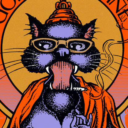 Blues Traveler: Four Tour, 1995, Original Hand Signed Poster Art Gold & Silver Pawn Shop