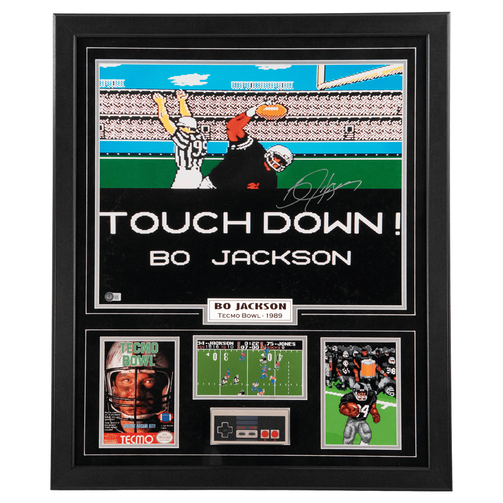 Bo Jackson Signed Tecmo Bowl “Touch Down!” Memorabilia
Gold & Silver Pawn Shop