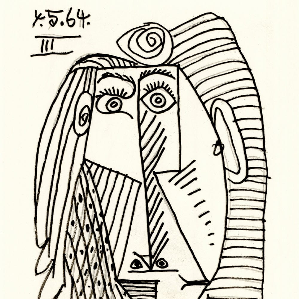 Picasso: Cubist Portrait III 4.5.64 Art G S Pawn