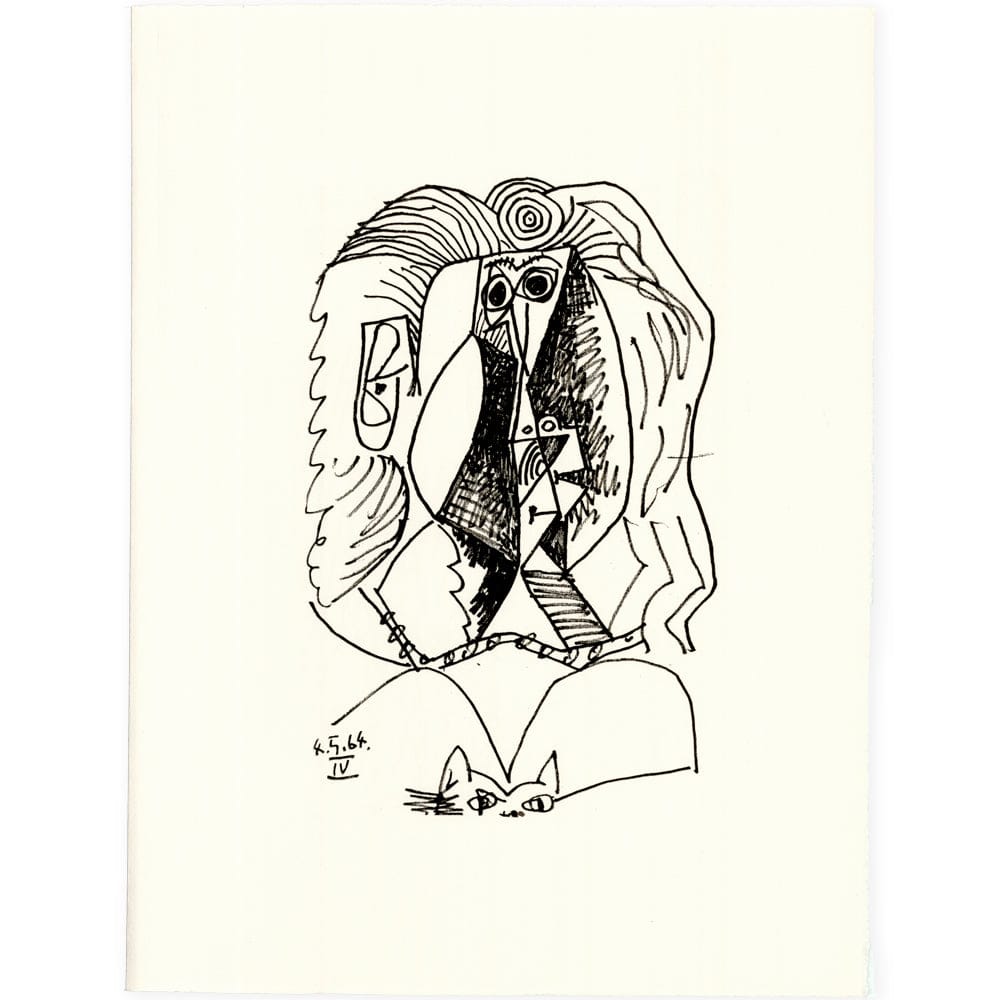 Picasso: Cubist Portrait IV 4.5.64 Art G S Pawn