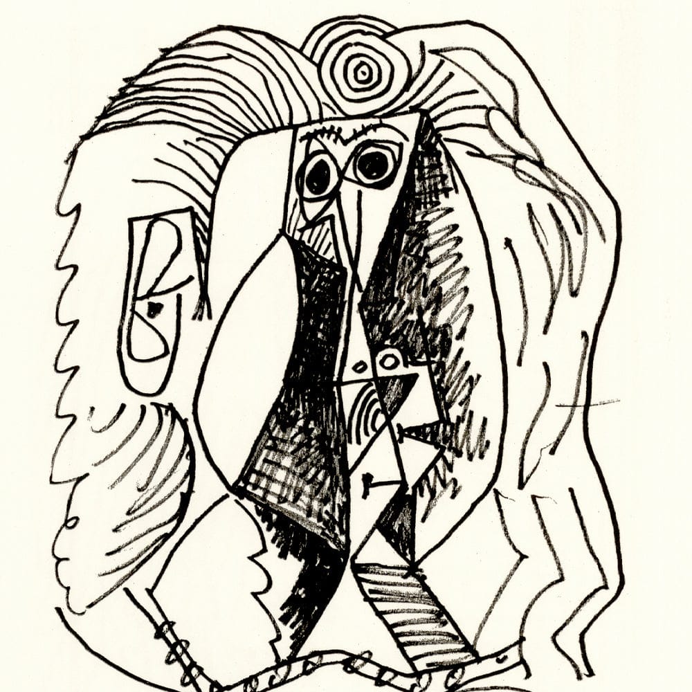 Picasso: Cubist Portrait IV 4.5.64 Art G S Pawn