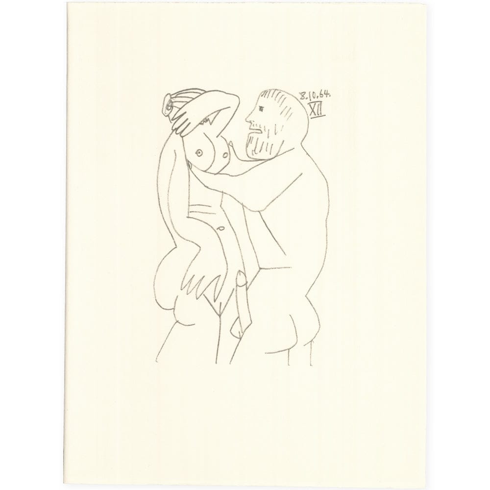 Picasso: Cubist Couple Embracing XII 8.10.64 Art G S Pawn