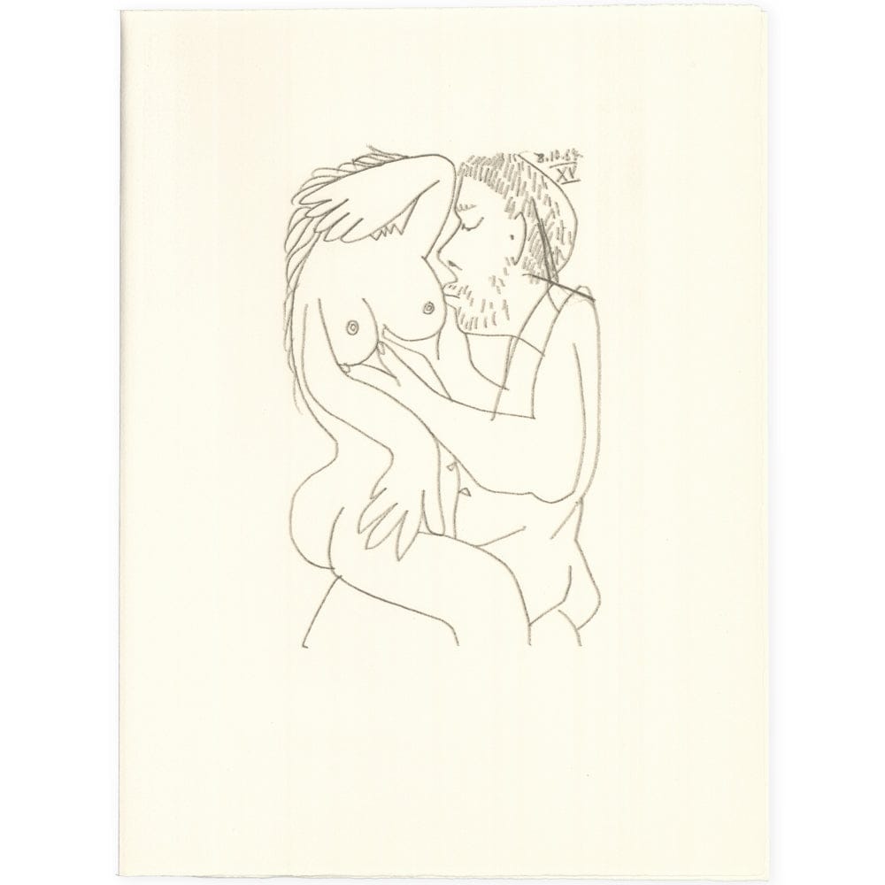 Picasso: Cubist Couple Embracing XV 8.10.64 Art G S Pawn