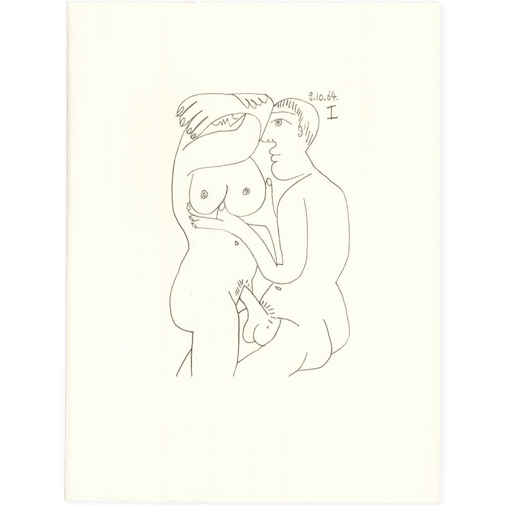 Picasso: Cubist Couple Embracing I 9.10.64 Art G S Pawn