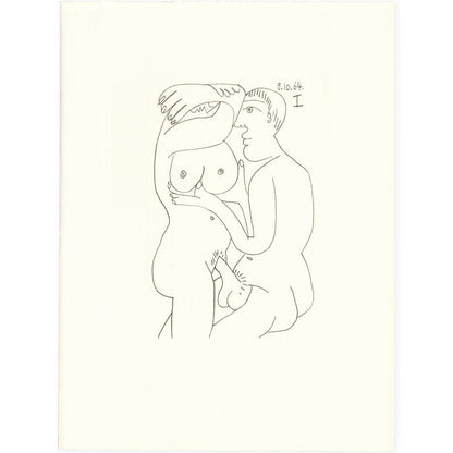 Picasso: Cubist Couple Embracing I 9.10.64 Art G S Pawn