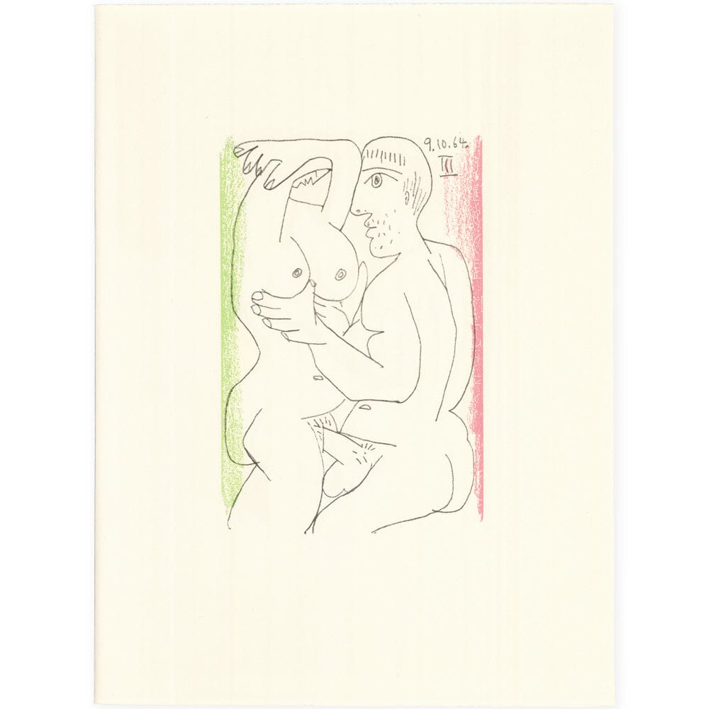 Picasso: Cubist Couple Embracing III 9.10.64 Art G S Pawn