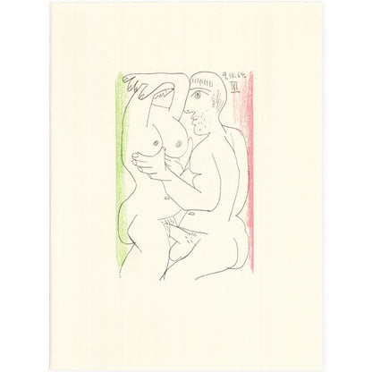 Picasso: Cubist Couple Embracing III 9.10.64 Art G S Pawn