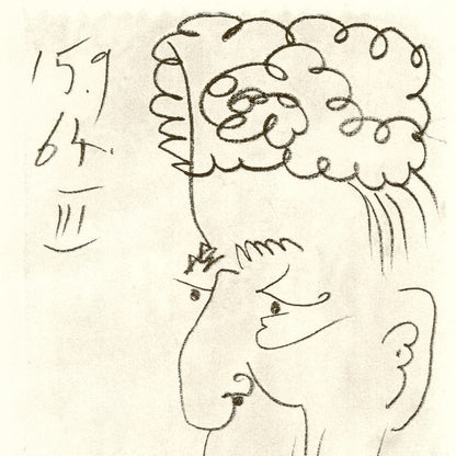 Picasso: Portrait of Old Man III 15.9.64 Art G S Pawn