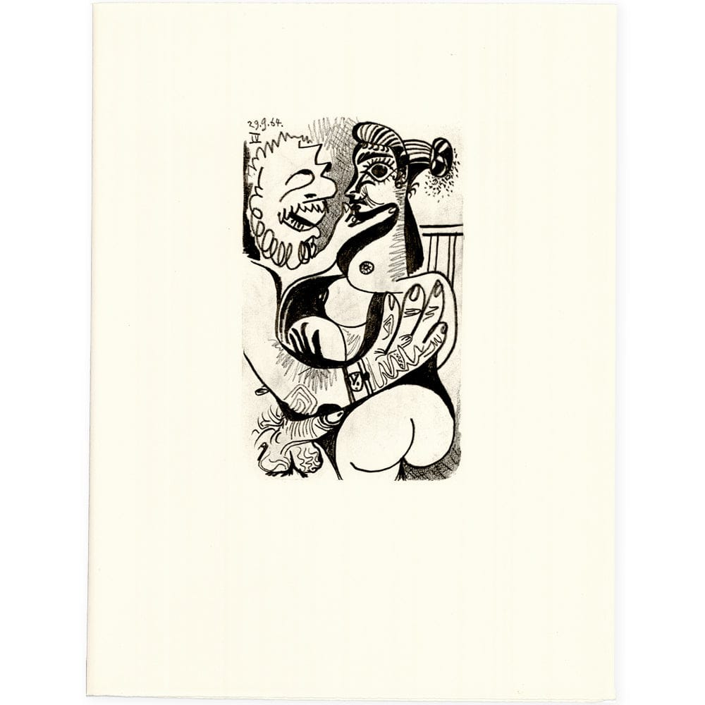Picasso: Cubist Couple Embracing IV 29.9.64 Art G S Pawn