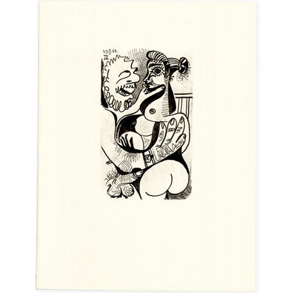Picasso: Cubist Couple Embracing IV 29.9.64 Art G S Pawn