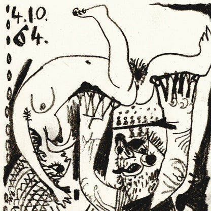 Picasso: Cubist Man and Woman 4.10.64 Art G S Pawn