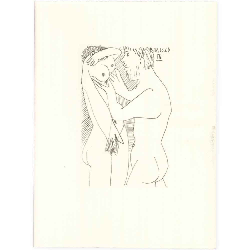 Picasso: Cubist Couple Embracing III 8.10.64 Art G S Pawn