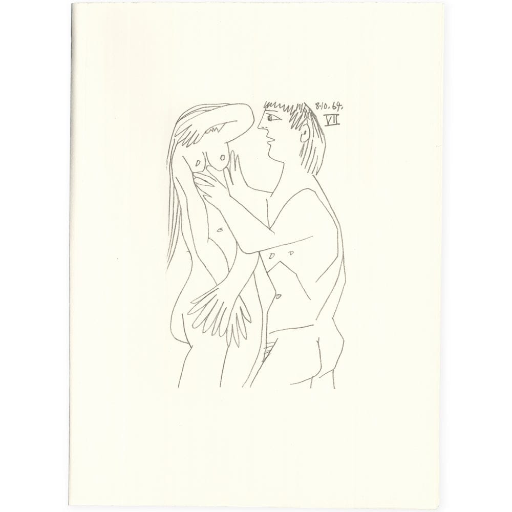 Picasso: Cubist Couple Embracing VII 8.10.64 Art G S Pawn