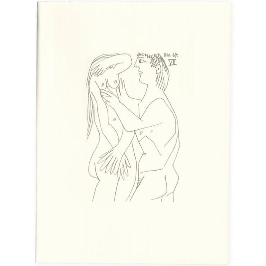 Picasso: Cubist Couple Embracing VII 8.10.64 Art G S Pawn