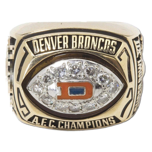 1977 Denver Broncos AFC Championship Ring