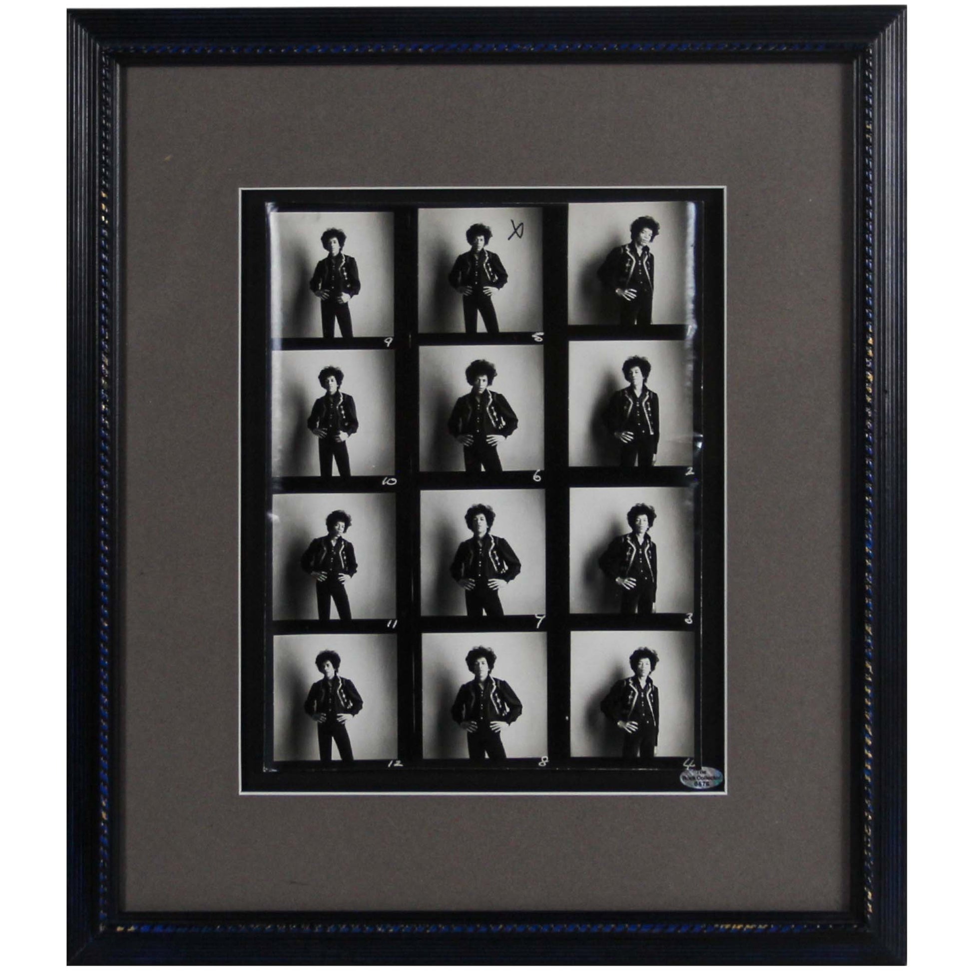 Bruce Fleming; Jimi Hendrix Experience 1967 Proof Sheets Set of 2 Frame