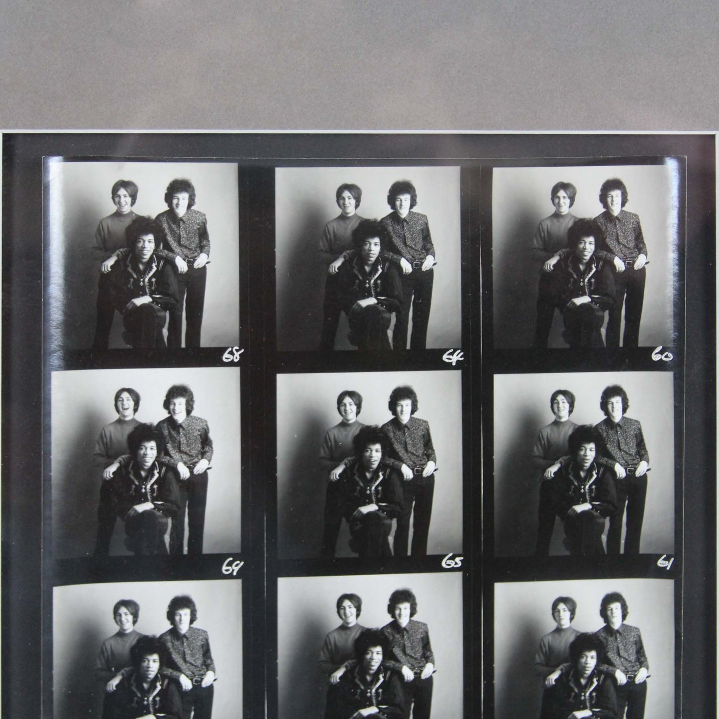 Bruce Fleming; Jimi Hendrix Experience 1967 Proof Sheets Set of 2 View