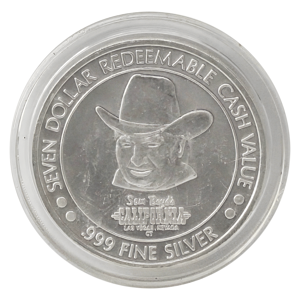 Miscellaneous California Hotel .999 Fine Silver Casino Strikes Gold & Silver Pawn Shop