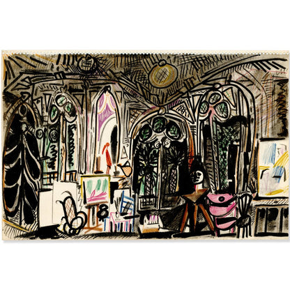 Picasso: Californie Studio Study I Art G S Pawn