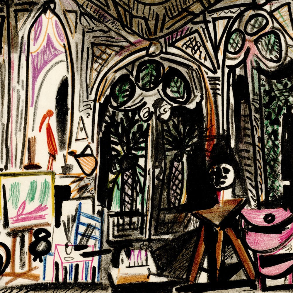 Picasso: Californie Studio Study I Art G S Pawn