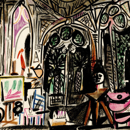 Picasso: Californie Studio Study I Art G S Pawn