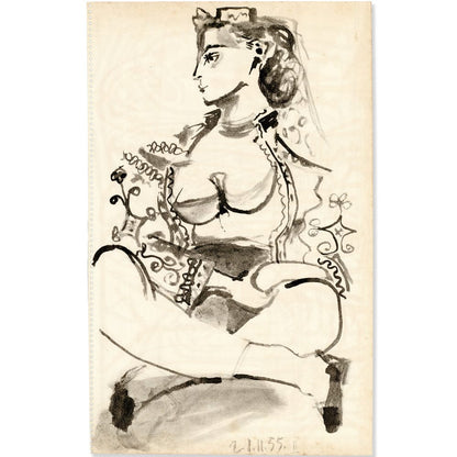 Picasso: Odalisque II 21.11.55 Art G S Pawn