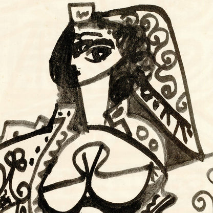 Picasso: Odalisque V 21.11.55 Art G S Pawn