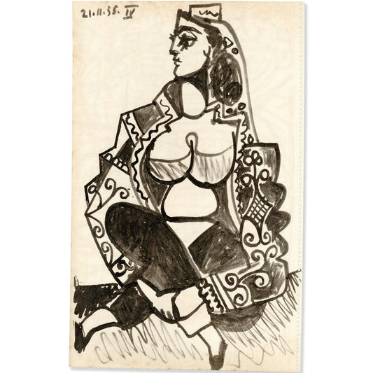 Picasso: Odalisque IV 21.11.55 Art G S Pawn
