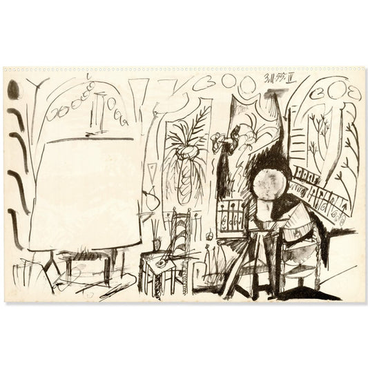 Picasso: Californie Studio Study IV 3.11.55 Art G S Pawn