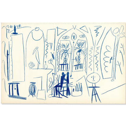Picasso: Californie Studio Study III 15.11.55 Art G S Pawn