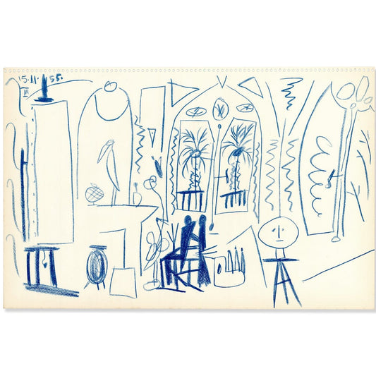 Picasso: Californie Studio Study III 15.11.55 Art G S Pawn