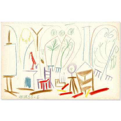 Picasso: Californie Studio Study I 15.11.55 Art G S Pawn