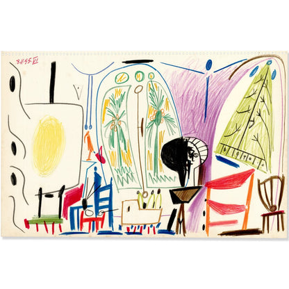 Picasso: Californie Studio Study VI 8.11.55 Art G S Pawn