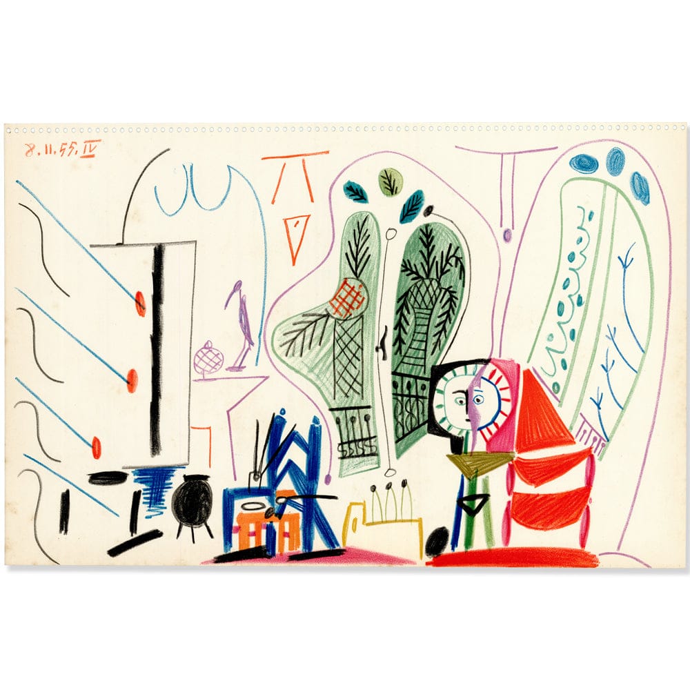 Picasso: Californie Studio Study IV 8.11.55 Art G S Pawn