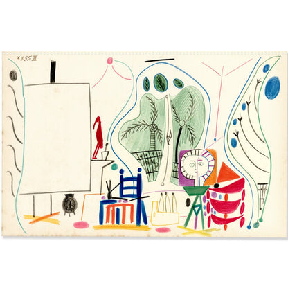 Picasso: Californie Studio Study III 8.11.55 Art G S Pawn